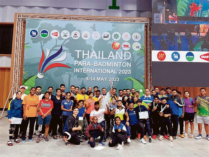 थाईलैंड पैरा बैडमिंटन : भारत बैडमिंटन दल ने जीते 17 पदक
