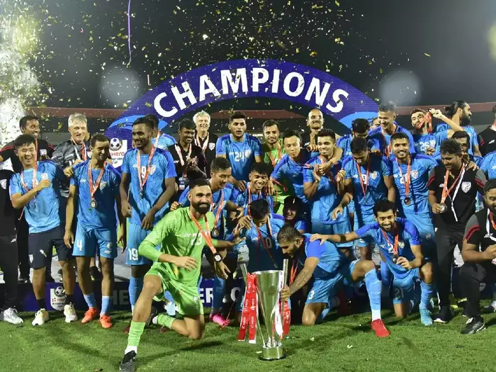 कोप्पा इंटरकांटिनेंटल कप : लेबनान को 2-0 से हराकर भारतीय फुटबॉल टीम बनी चैम्पियन